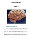 Bệnh Alzheimer (Phần 2)