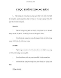 CHỌC THÔNG XOANG HÀM