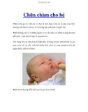 Chữa chàm cho bé