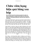 Chữa viêm họng hiệu quả bằng xoa bóp