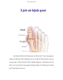 Lịch sử bệnh gout