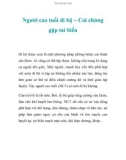 Người cao tuổi đi bộ – Coi chừng gặp tai biến