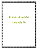 Tủ thuốc phòng bệnh trong ngày Tết