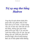 Trị xạ ung thư bằng Hadron