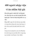 400 người nhập viện vì ăn nhầm bột giả