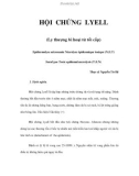 HỘI CHỨNG LYELL (Ly thượng bì hoại tử tối cấp)