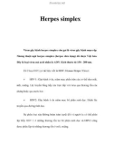 Herpes simplex