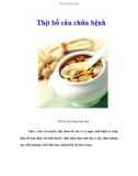 Thịt bồ câu chữa bệnh