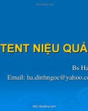 STENT NIỆU QUẢN