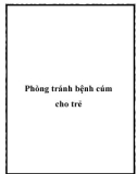 Phòng tránh bệnh cúm cho trẻ