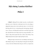 Hội chứng Landau-Kleffner - Phần 2