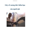 Gãy cổ xương đùi: hiểm họa của người già