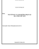 Luận văn Thạc sĩ Văn học: Nguyễn Du và con đường hoạn lộ qua thơ chữ Hán