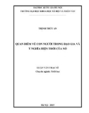 Luận văn Thạc sĩ Triết học: Quan điểm về con người trong Đạo gia và ý nghĩa hiện thời của nó