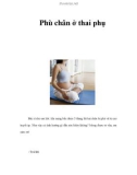 Phù chân ở thai phụ