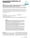 Báo cáo khoa hoc: Muscle weakness and lack of reflex gain adaptation predominate during post-stroke posture control of the wrist