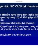 Cấp cứu bệnh nhân chấn thương cột sống tại hiện trường (Phần 2)