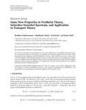 Báo cáo hóa học: Research Article Some New Properties in Fredholm Theory, Schechter Essential Spectrum, and Application to Transport Theory