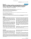 Báo cáo y học: Markers of collagen synthesis and degradation are increased in serum in severe sepsis: a longitudinal study of 44 patients