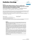 Báo cáo khoa học: Radiotherapy quality assurance review in a multi-center randomized trial of limited-disease small cell lung cancer: the Japan Clinical Oncology Group (JCOG) trial 0202