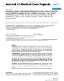 Báo cáo y học: Resolution of cast nephropathy following free light chain removal by haemodialysis in a patient with multiple myeloma: a case report