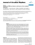 Báo cáo y học: NPAS2 and PER2 are linked to risk factors of the metabolic syndrome