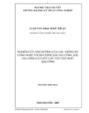 Luận văn thạc sĩ: Nghiên cứu ảnh hưởng của các thông số công nghệ tới độ chính xác gia công, khi gia công cắt dây các vật liệu khó gia côn