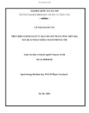 Luận văn Thạc sĩ Công tác xã hội: Thực hiện chính sách ưu đãi cho người có công trên địa bàn quận Hoàn Kiếm, Thành phố Hà Nội