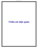 Chữa sỏi niệu quản