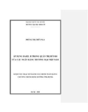 Luận văn Thạc sĩ Tài chính ngân hàng: Áp dụng Basel II trong Quản trị rủi ro của các Ngân hàng thương mại Việt Nam