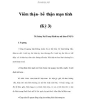 Viêm thận- bể thận mạn tính (Kỳ 3)