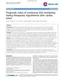 Báo cáo y học: Prognostic value of continuous EEG monitoring during therapeutic hypothermia after cardiac arrest