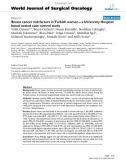 Báo cáo khoa học: Breast cancer risk factors in Turkish women – a University Hospital based nested case control study