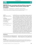 Báo cáo khoa hoc : BRICHOS domain associated with lung ﬁbrosis, dementia and cancer – a chaperone that prevents amyloid ﬁbril formation?