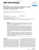 báo cáo khoa học: Kinesin-5 motors are required for organization of spindle microtubules in Silvetia compressa zygotes