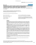 Báo cáo khoa học: Procalcitonin and C-reactive protein during systemic inflammatory response syndrome, sepsis and organ dysfunctio