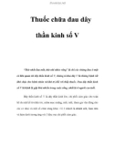 Thuốc chữa đau dây thần kinh số V