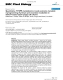 báo cáo khoa học: Quantitative 1H NMR metabolomics reveals extensive metabolic reprogramming of primary and secondary metabolism in elicitor-treated opium poppy cell cultures