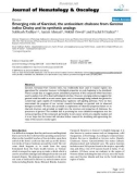 báo cáo khoa học: Emerging role of Garcinol, the antioxidant chalcone from Garcinia indica Choisy and its synthetic analogs