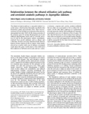 Báo cáo khoa học: Relationships between the ethanol utilization (alc ) pathway and unrelated catabolic pathways in Aspergillus nidulans