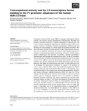 Báo cáo khoa học: Transcriptional activity and Sp 1⁄3 transcription factor binding to the P1 promoter sequences of the human AbH-J-J locus