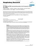 Báo cáo y học: N-α-PGP and PGP, potential biomarkers and therapeutic targets for COPD