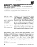 Báo cáo khoa học: Oligomerization states of the association domain and the holoenyzme of Ca2+ ⁄CaM kinase II