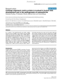 Báo cáo y học: Cartilage oligomeric matrix protein is involved in human limb development and in the pathogenesis of osteoarthriti