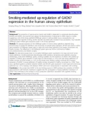 Báo cáo y học: Smoking-mediated up-regulation of GAD67 expression in the human airway epithelium