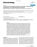 Báo cáo y học: Construction of doxycyline-dependent mini-HIV-1 variants for the development of a virotherapy against leukemias