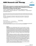 Báo cáo y học: Novel multi-component nanopharmaceuticals derived from poly(ethylene) glycol, retro-inverso-Tat nonapeptide and saquinavir demonstrate combined anti-HIV effect