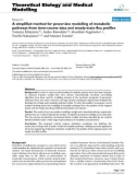 Báo cáo y học: A simplified method for power-law modelling of metabolic pathways from time-course data and steady-state flux profiles