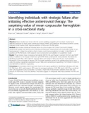 Báo cáo y học: Identifying individuals with virologic failure after initiating effective antiretroviral therapy: The surprising va