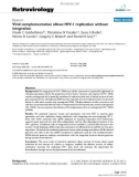 Báo cáo y học: Viral complementation allows HIV-1 replication without integration